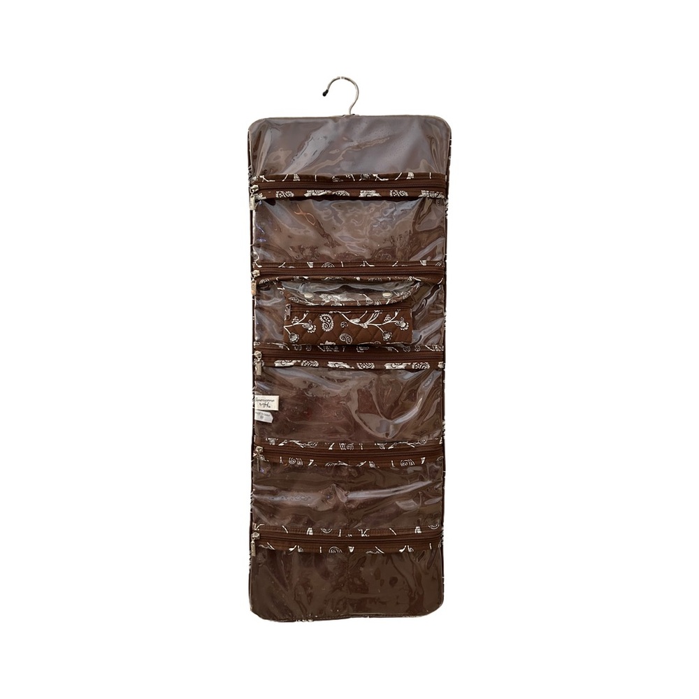 Brown Paisley Hanging Organizer Bag